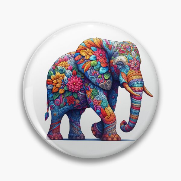 Item preview, Elephant in Rainbow: A Journey of Colors and Hope designed and sold by AerzTienda.