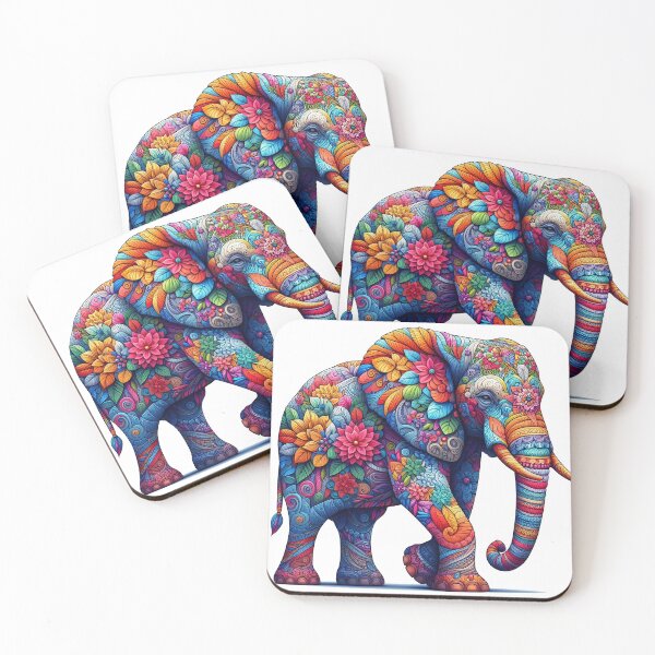 Item preview, Elephant in Rainbow: A Journey of Colors and Hope designed and sold by AerzTienda.