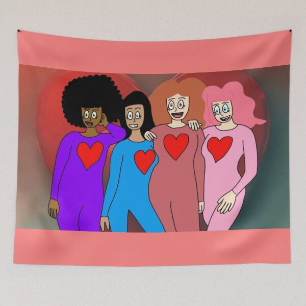 Item preview, The Lovely (Rosa, Ella, Tori & Ava) - Lovely Friends designed and sold by Kendallsweek.