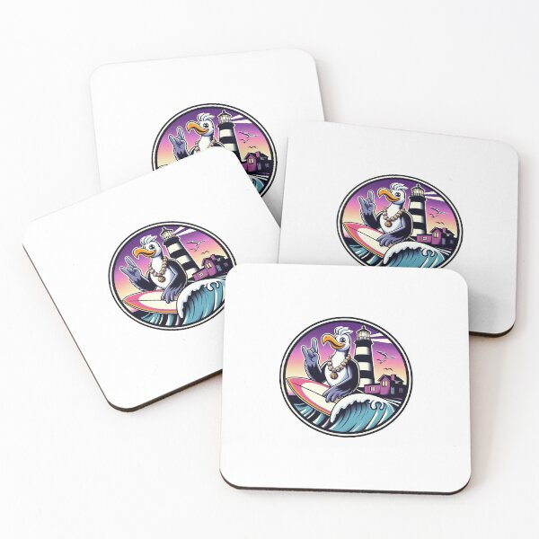 Item preview, Surfer Seagull  designed and sold by SportsMomsRock.