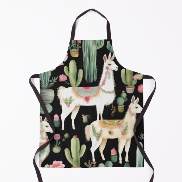 Item preview, Llamas in a cactus and flower environment designed and sold by KreativKulture.
