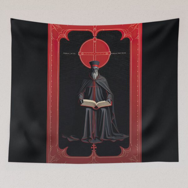 Item preview, Augustine of Hippo | Red minimalism designed and sold by ComicsFactory.