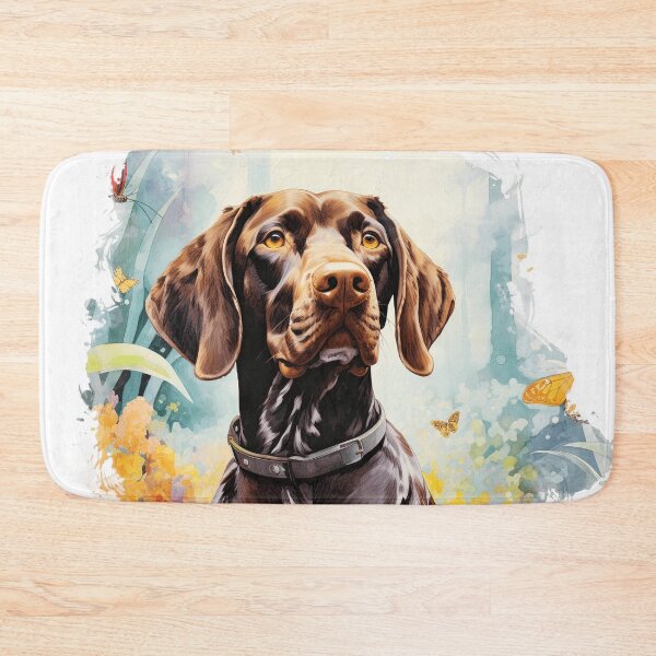 Item preview, Watercolor German Shorthaired Pointer With Butterflies designed and sold by TheAnimalZ00.