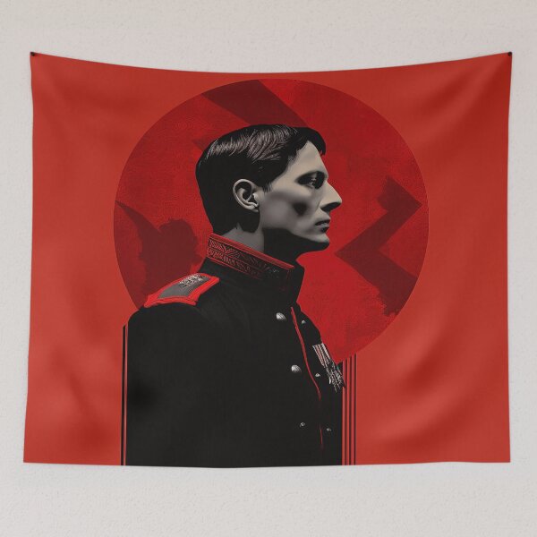 Item preview, Augustus FitzRoy | Red minimalism designed and sold by ComicsFactory.