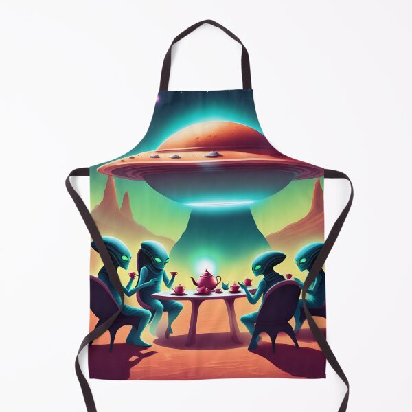 Item preview, Alien tea party designed and sold by seahorse crossing.