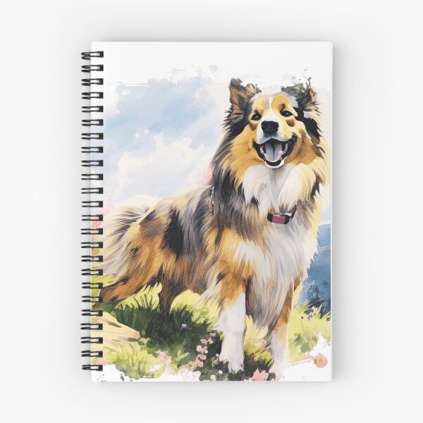 Artikelvorschau, Aquarell glücklicher Shetland Sheepdog entworfen und verkauft von TheAnimalZ00.