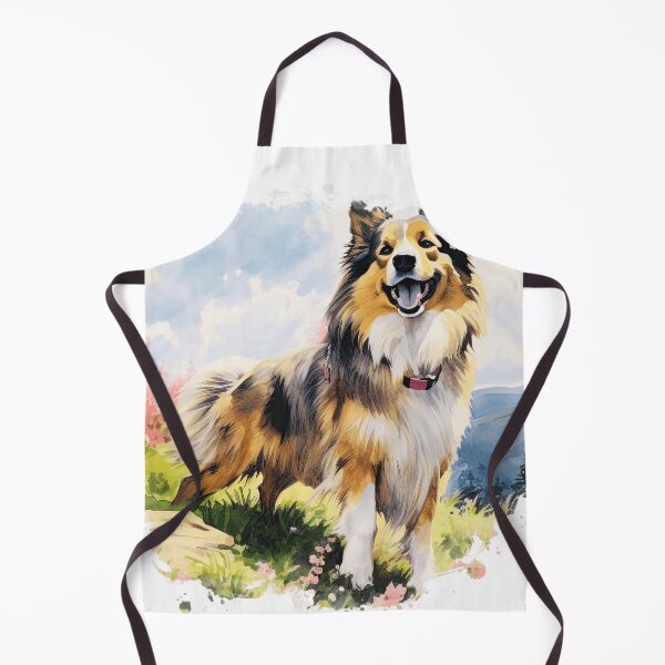 Item preview, Watercolor Happy Shetland Sheepdog designed and sold by TheAnimalZ00.