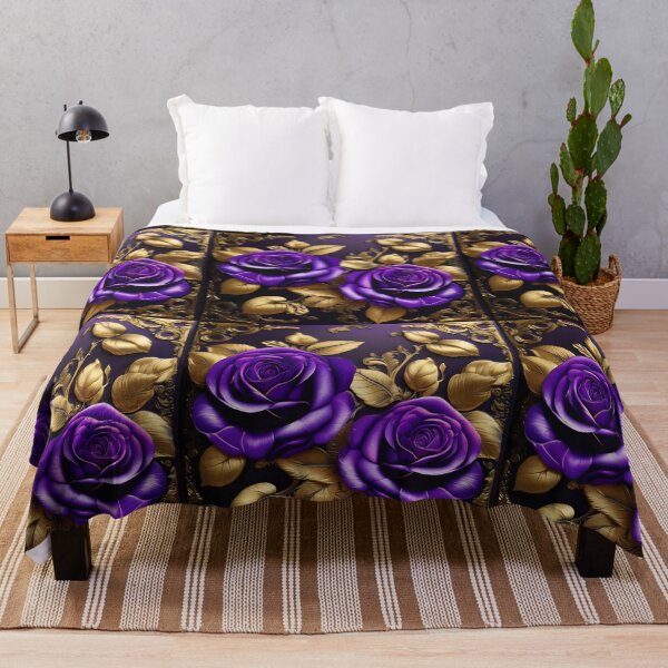 Item preview, Baroque Inspired Purple Roses designed and sold by DesignsByPrnces.