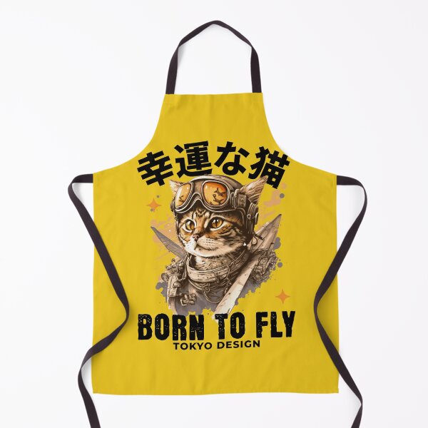 Item preview, Born to Fly, Cat Aviator designed and sold by Mariana Piana.