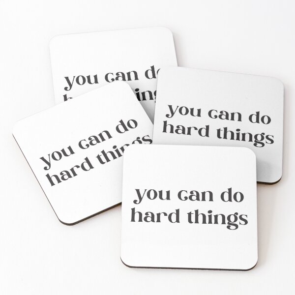 Item preview, Motivational Saying You Can Do Hard Things designed and sold by mind over morgan .
