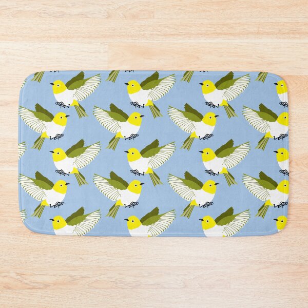Item preview, Japanese white-eye warbler - Japanese yellow birds designed and sold by Jennifer Ladd.