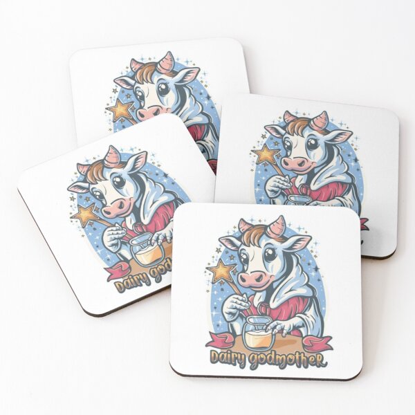 Item preview, Dairy Godmother - Cute Funny Cow Milk Lover designed and sold by Kashear.