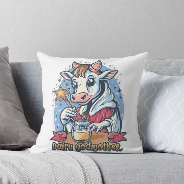 Item preview, Dairy Godmother - Cute Funny Cow Milk Lover designed and sold by Kashear.