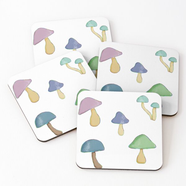 Item preview, Colorful Mushrooms designed and sold by InkSplashWC.