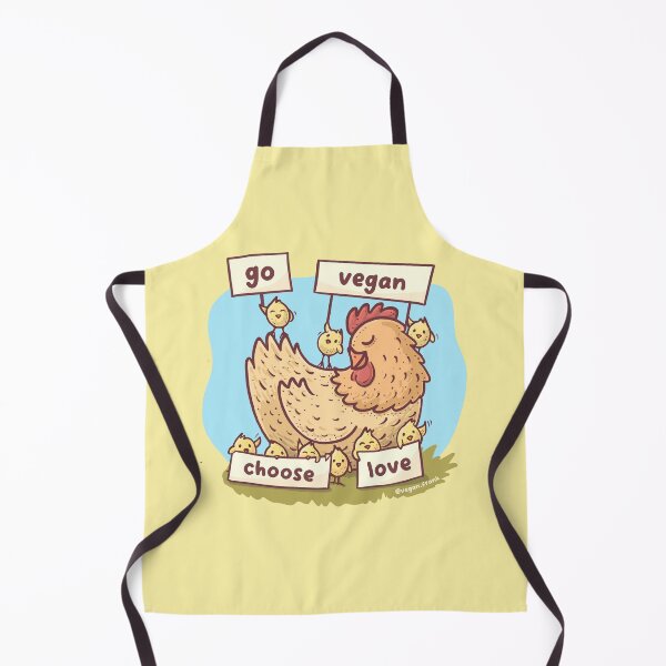 Item preview, Cute chicks with vegan sign designed and sold by Frank J. Art.