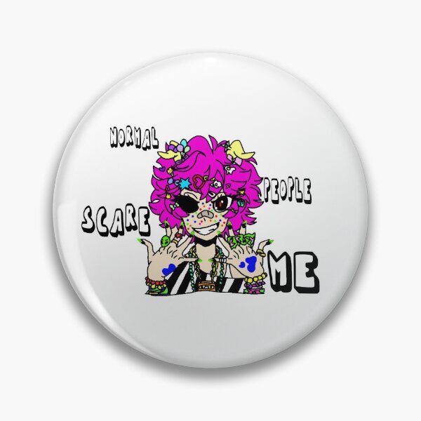 Item preview, Normal people scare me - glitch core girl designed and sold by Blitz-withoutanO.