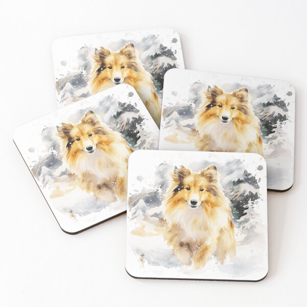 Item preview, Shetland Sheepdog In Snow designed and sold by TheAnimalZ00.