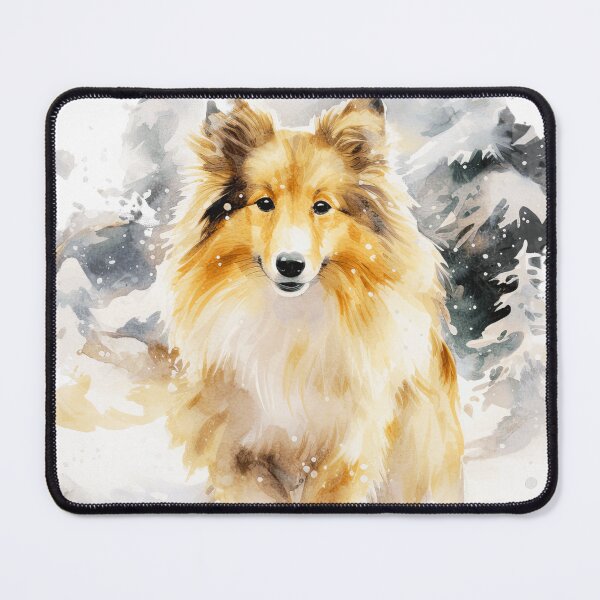 Item preview, Shetland Sheepdog In Snow designed and sold by TheAnimalZ00.