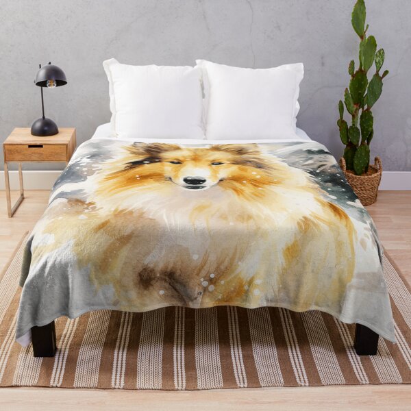 Item preview, Shetland Sheepdog In Snow designed and sold by TheAnimalZ00.
