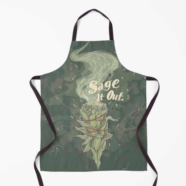 Item preview, Purify Your Aura - Sage It Out Smoke Ilustration designed and sold by Spirit47.