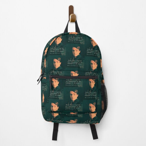 Item preview, William Butler Yeats portrait and quote: Think like a wise man but communicate in the language of the people designed and sold by artbleed.