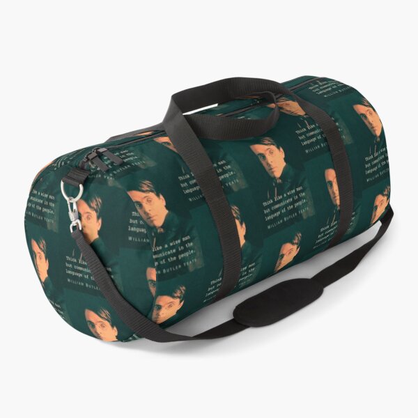 Item preview, William Butler Yeats portrait and quote: Think like a wise man but communicate in the language of the people designed and sold by artbleed.