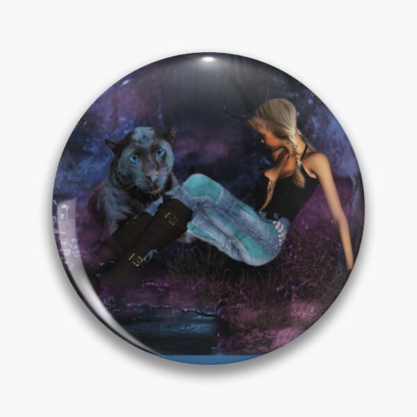 Item preview, The Woman and Her Panther designed and sold by Patricia Brown.