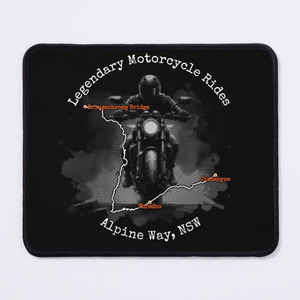 Item preview, Legendary Australian Motorcycle Rides - Alpine Way designed and sold by Probably Fine Designs.