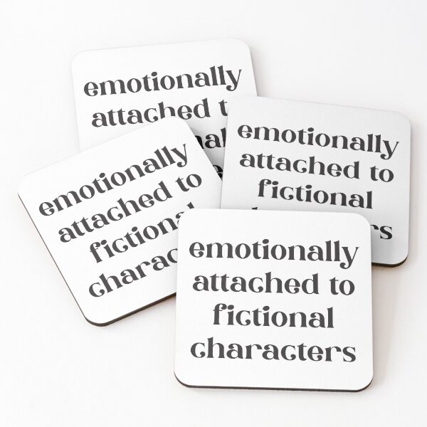 Item preview, Emotionally Attached To Fictional Characters designed and sold by mind over morgan .