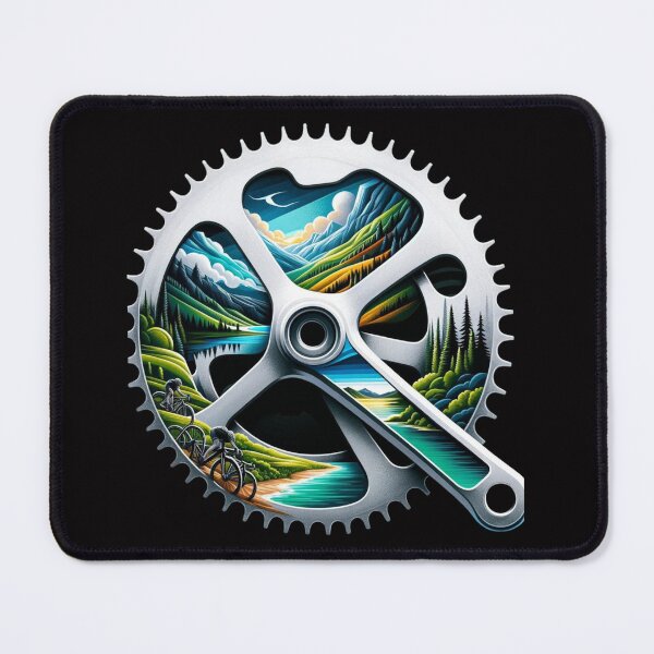 Item preview, Cycling Adventure - Scenic Bike Ride within Crank Silhouette designed and sold by Triathlongram.