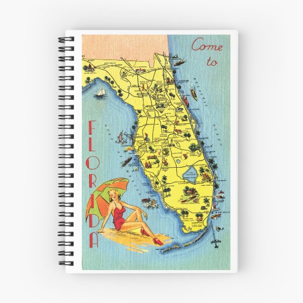 Item preview, Mapa vintage de Florida designed and sold by OCNau.