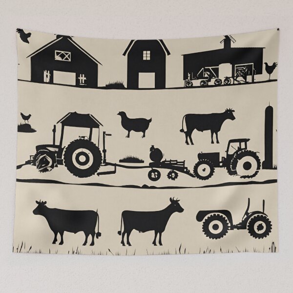 Item preview, Farm Life Silhouette designed and sold by OptimaShirts.