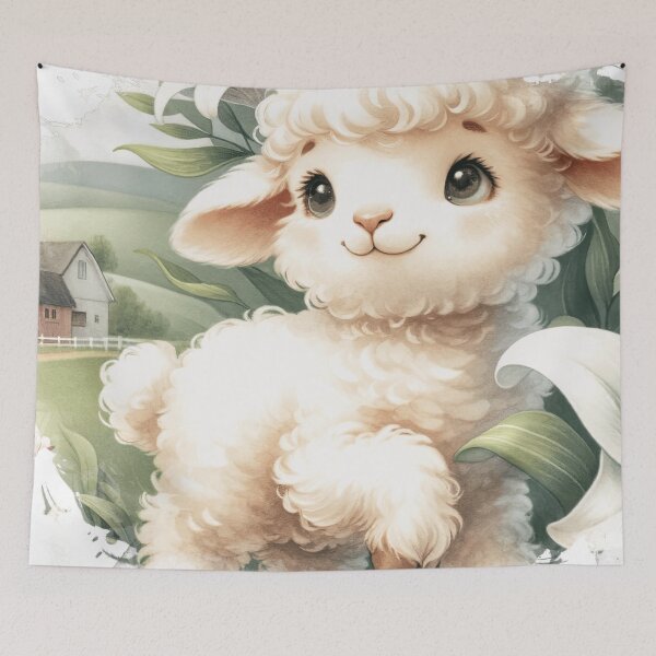 Item preview, Cute Baby Lamb designed and sold by TheAnimalZ00.