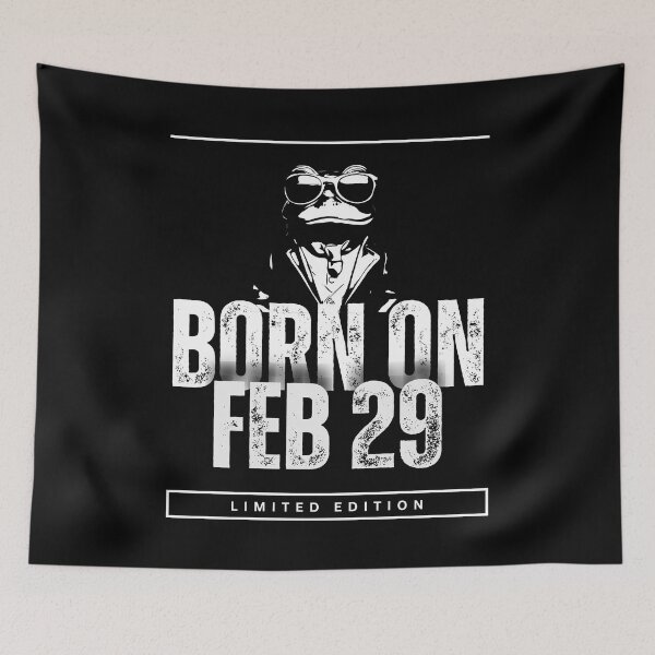 Item preview, Born on February 29 | Leap year Birthday Limited Edition designed and sold by StarArtsStudio.