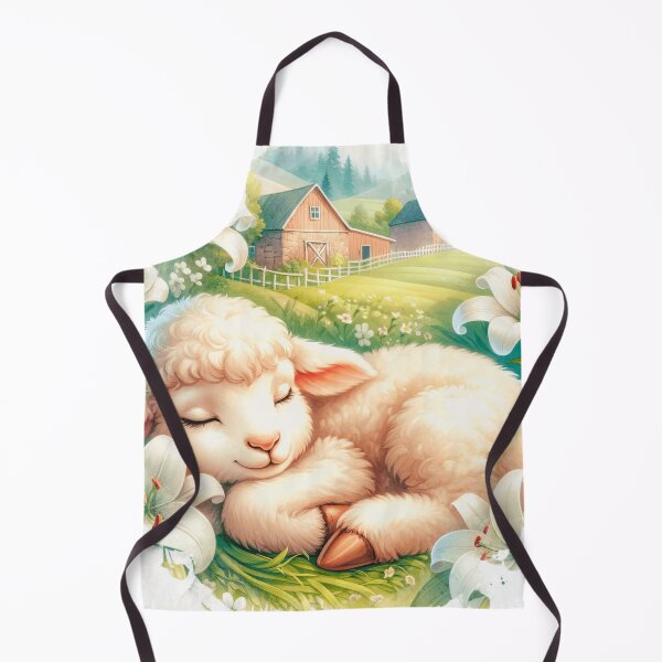 Item preview, Cute Sleeping Baby Lamb designed and sold by TheAnimalZ00.