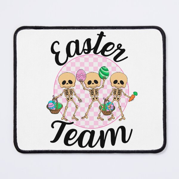 Item preview, Easter Team Funny Retro Skeletons with Easter Eggs designed and sold by Jenaxbelle.