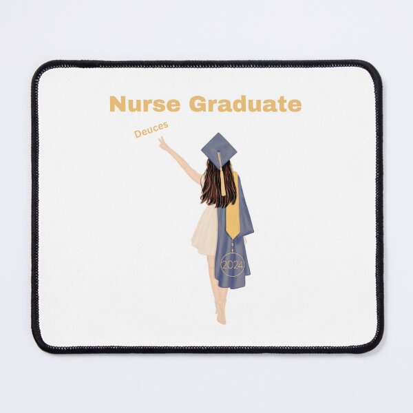 Item preview, Female Nurse Graduate Deuces Cap and Gown 2024 designed and sold by DuchessNursDsgn.
