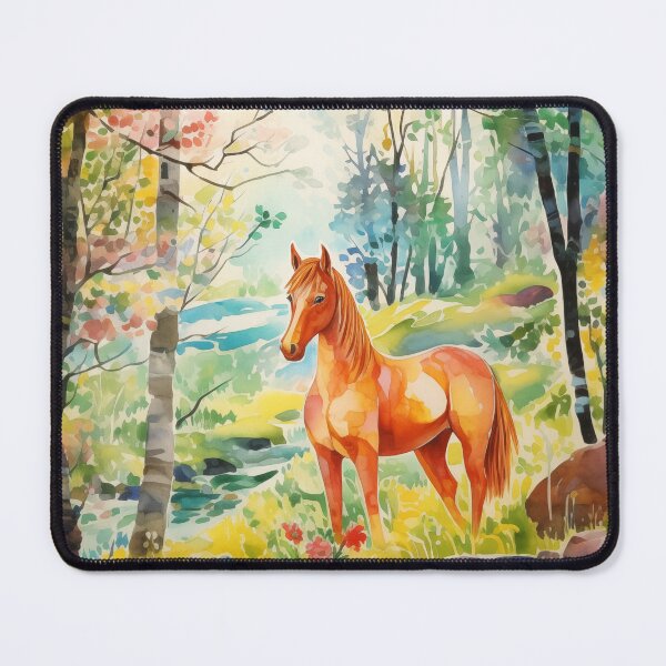 Item preview, Forest Elegance: Capturing the Beauty of a Horse Amidst Trees #2 designed and sold by Anuchartl.