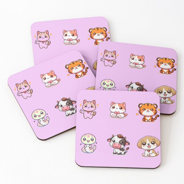 Item preview, Sticker Animals Cuit designed and sold by tounm.
