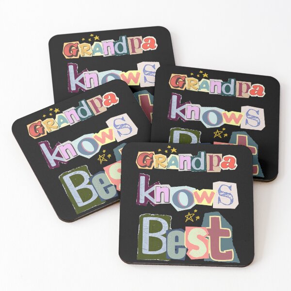 Item preview, Grandpa Knows Best We Love Grandpa Print designed and sold by Thehatinthecat.