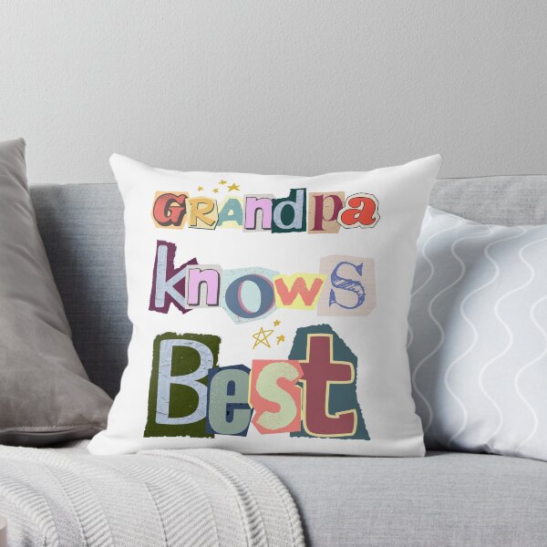 Item preview, Grandpa Knows Best We Love Grandpa Print designed and sold by Thehatinthecat.
