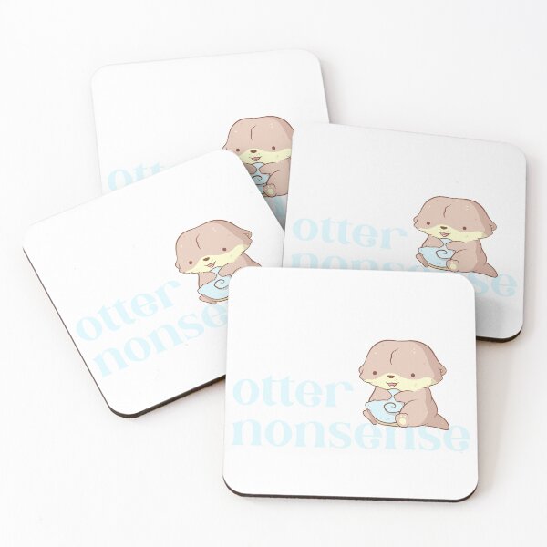 Item preview, Otter Nonsense Cute Animal Pun designed and sold by mind over morgan .