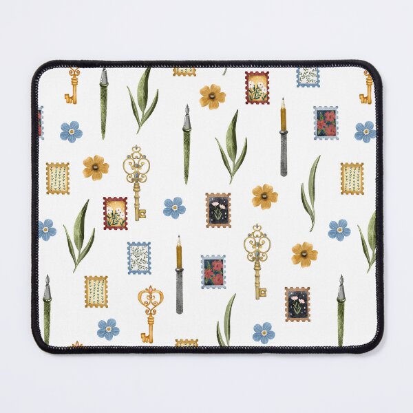 Item preview, Postage stamp pattern designed and sold by pinkyfish1010.