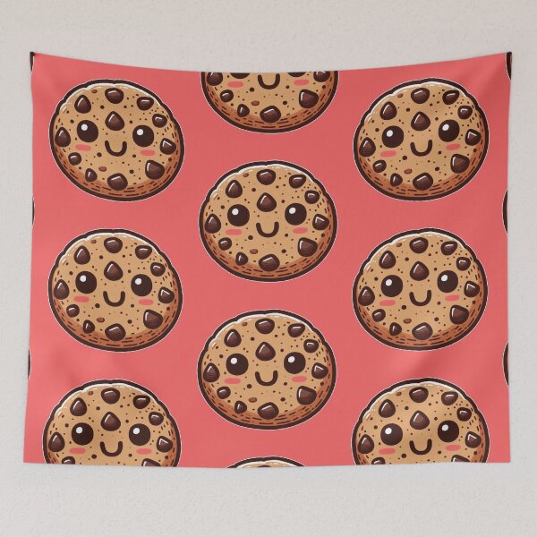 Item preview, Kawaii Chocolate Chip Cookie designed and sold by AmberRoseWrites.