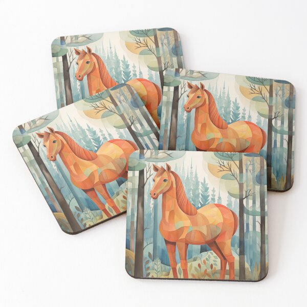 Item preview, Forest Elegance: Capturing the Beauty of a Horse Amidst Trees #5 designed and sold by Anuchartl.