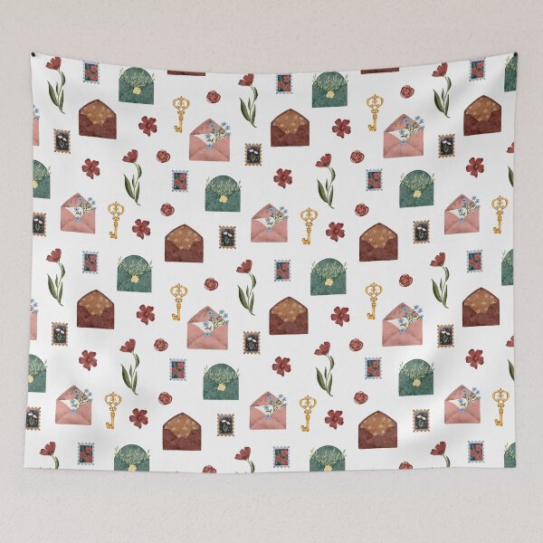 Item preview, Vintage letter envelopes designed and sold by pinkyfish1010.