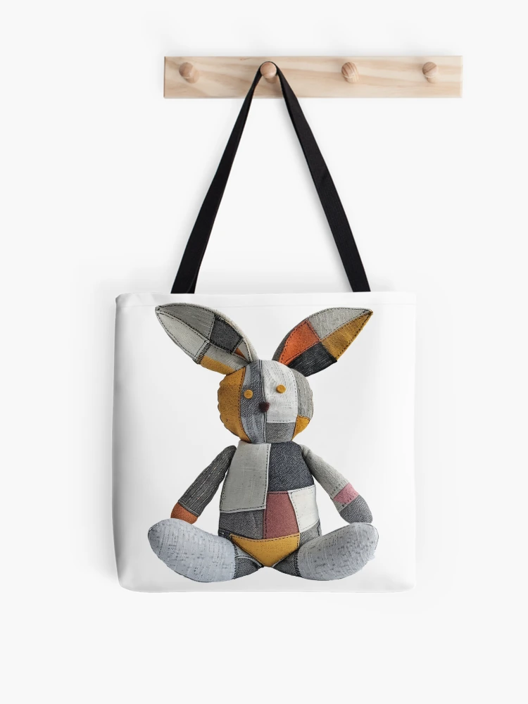 Thumbnail 1 of 2, Tote Bag, Barnyard Rabbit designed and sold by RENcraft.