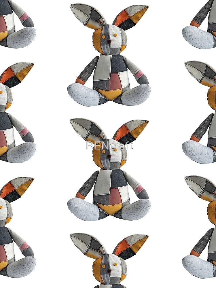 Thumbnail 3 of 3, Scarf, Barnyard Rabbit designed and sold by RENcraft.