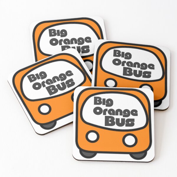 Item preview, Big Orange Bus designed and sold by Figgy Print.