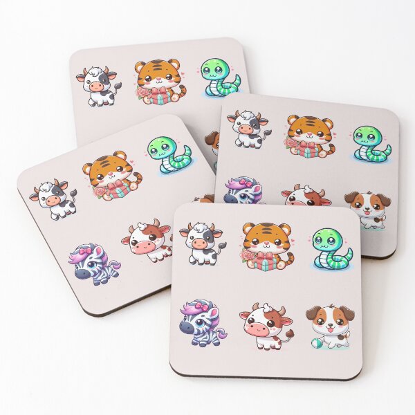 Item preview, Sticker Animals Cuit designed and sold by tounm.